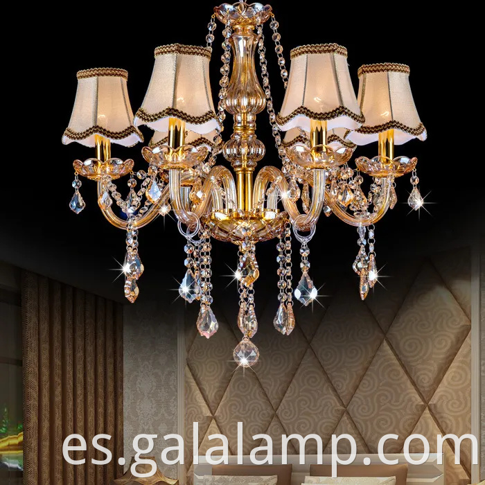 Landelera de cristal de la noche elegante y elegante para la decoración del hogar